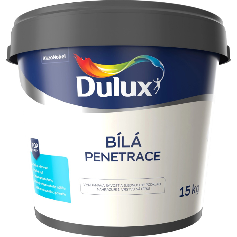 Dulux Interiérová emulzní barva Bílá penetrace 15 kg
