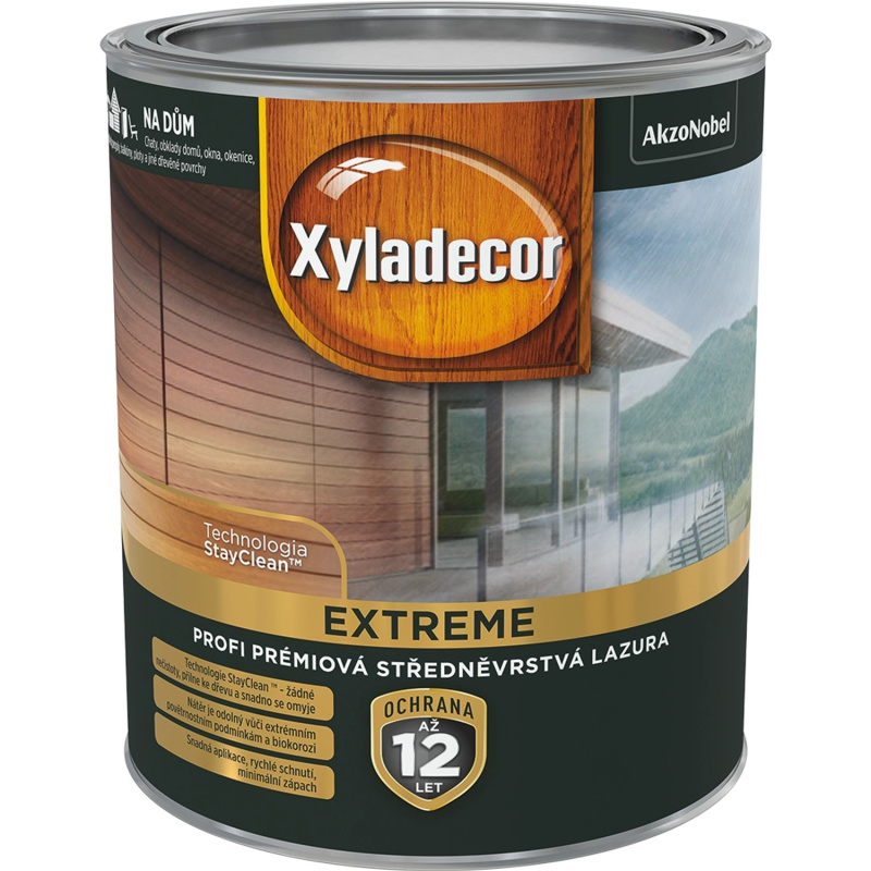 Xyladecor Profi prémiová středněvrstvá lazura Extreme estonská bříza 2,5 l