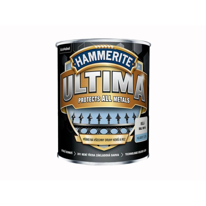 Hammerite Ultima RAL9005 mat 0,75 l