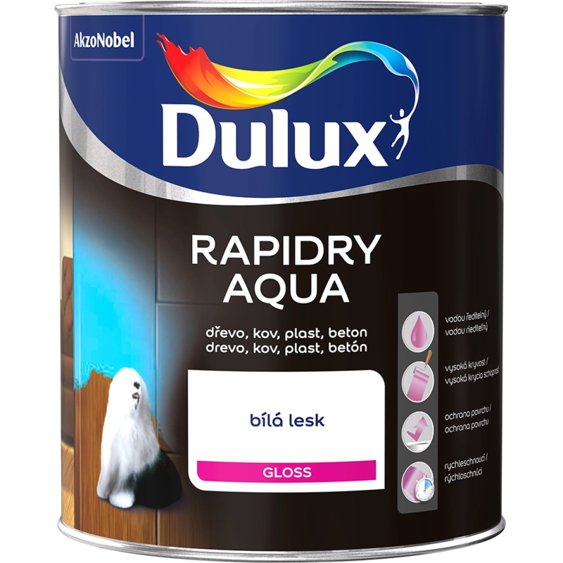 Dulux rapidry červená 0,75 l