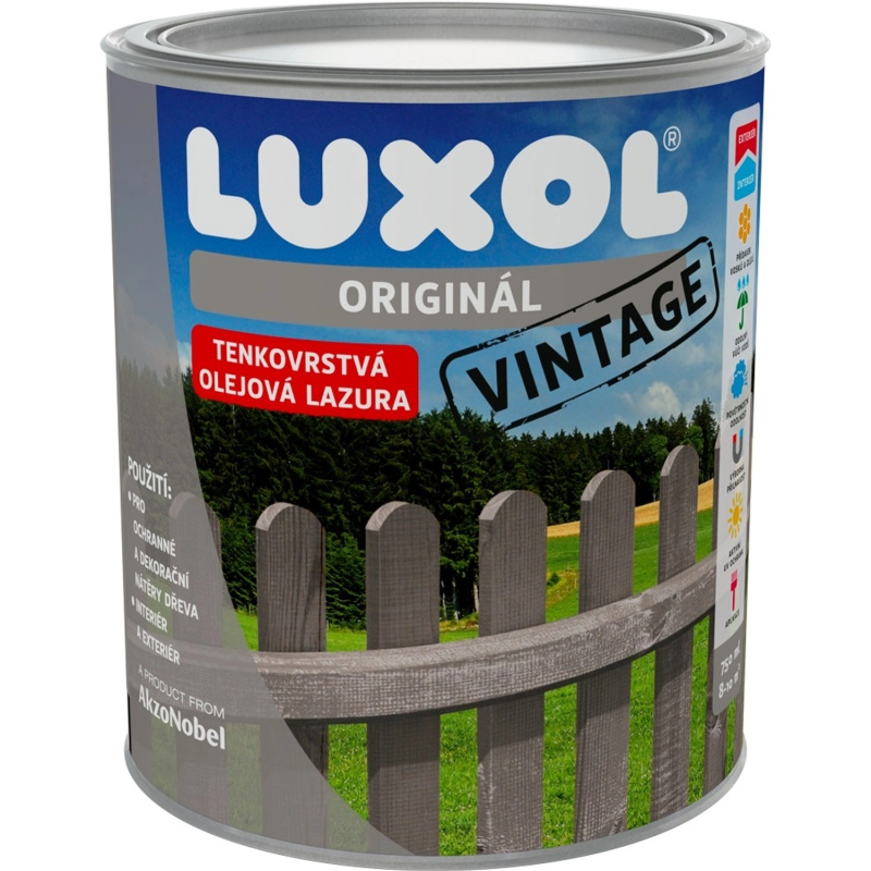 LUXOL Originál Tenkovrstvá olejová lazura Vintage vrba 0,75 l
