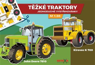 Těžké traktory - vystřihovánky