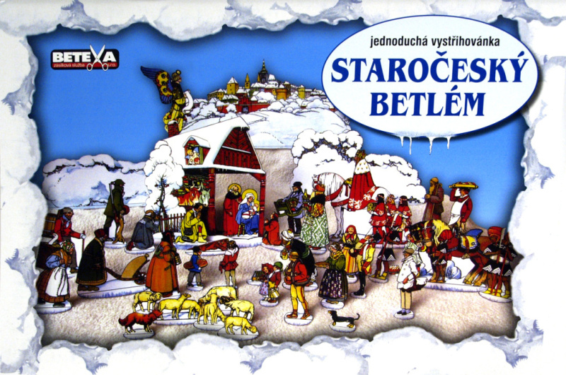 Staročeský betlém - Jednoduchá vystřihovánky
