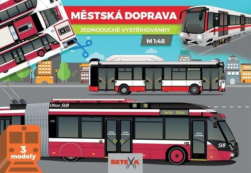 Městská doprava - Jednoduchá vystřihovánky