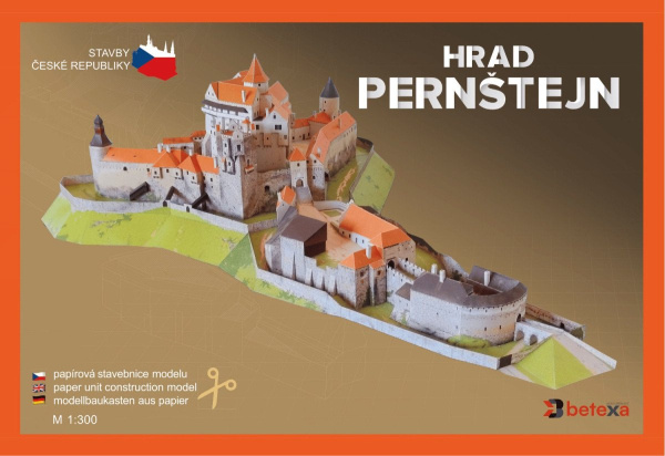 Hrad Pernštejn (papírová stavebnice modelu) - Robert Navrátil