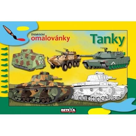 Betexa Tanky - omalovánky