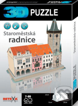 3D puzzle Staroměstská radnice - puzzle z kategorie 3D puzzle