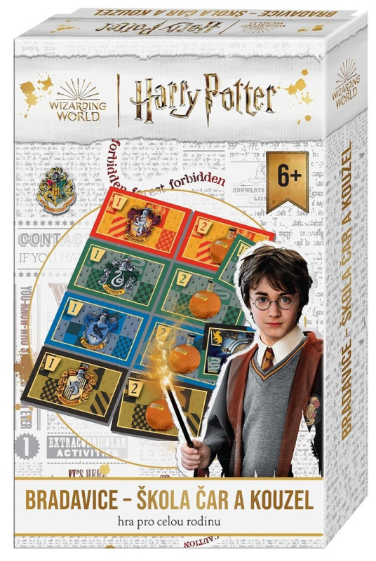 Harry Potter Bradavice Škola čar a kouzel - rodinná společenská hra (cestovní verze