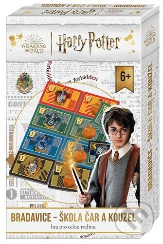 Harry Potter Bradavice Škola čar a kouzel - rodinná společenská hra (cestovní verze