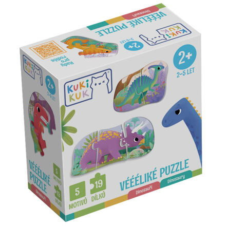 Efko KukiKuk Véééliká puzzle Dinosauři
