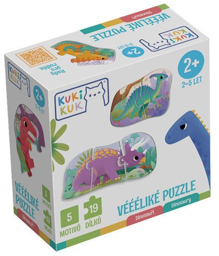 Efko KukiKuk Véééliká puzzle Dinosauři