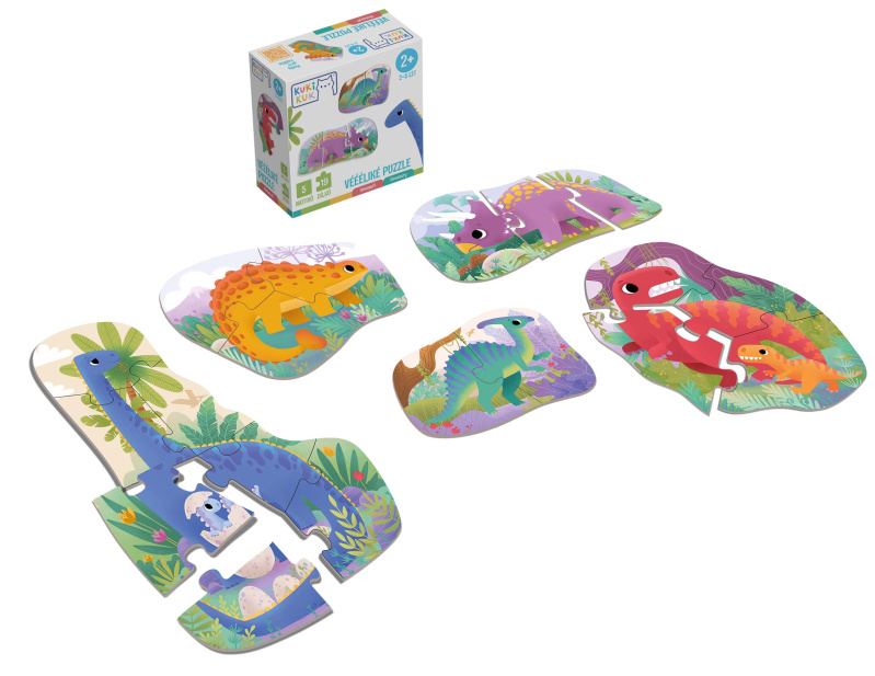 Efko KukiKuk Véééliká puzzle Dinosauři