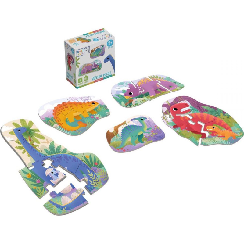 Efko KukiKuk Véééliká puzzle Dinosauři