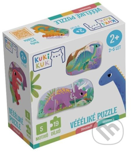 Efko KukiKuk Véééliká puzzle Dinosauři