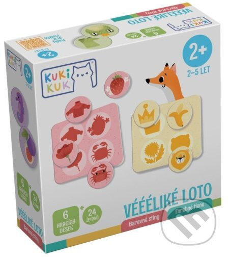 KukiKuk Véééliké loto Barevné stíny