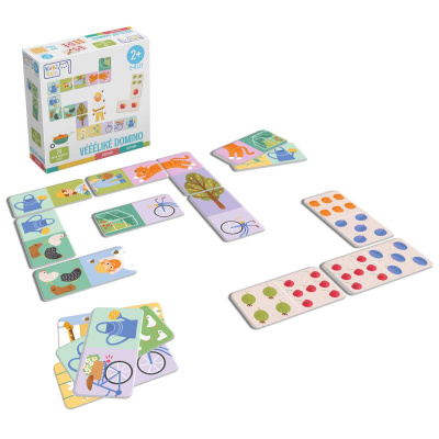 KukiKuk 80038 Véééliké domino Zahrada