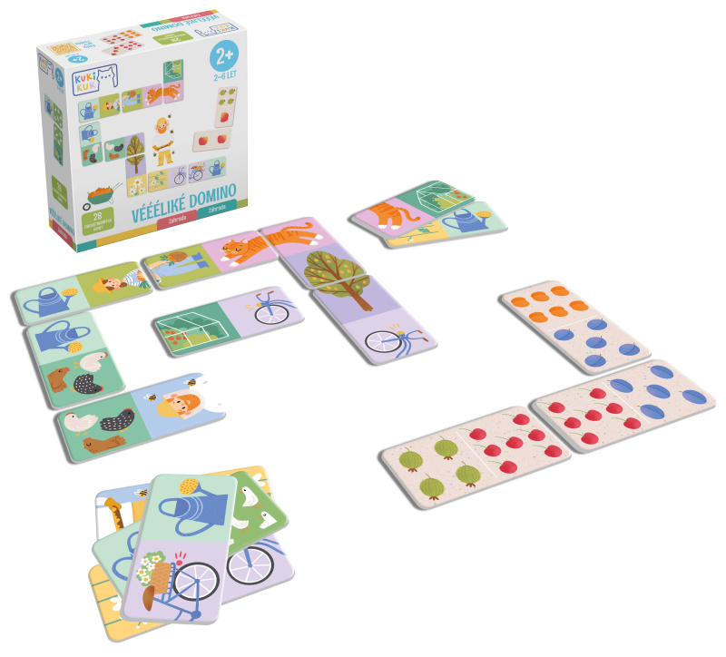 KukiKuk 80038 Véééliké domino Zahrada