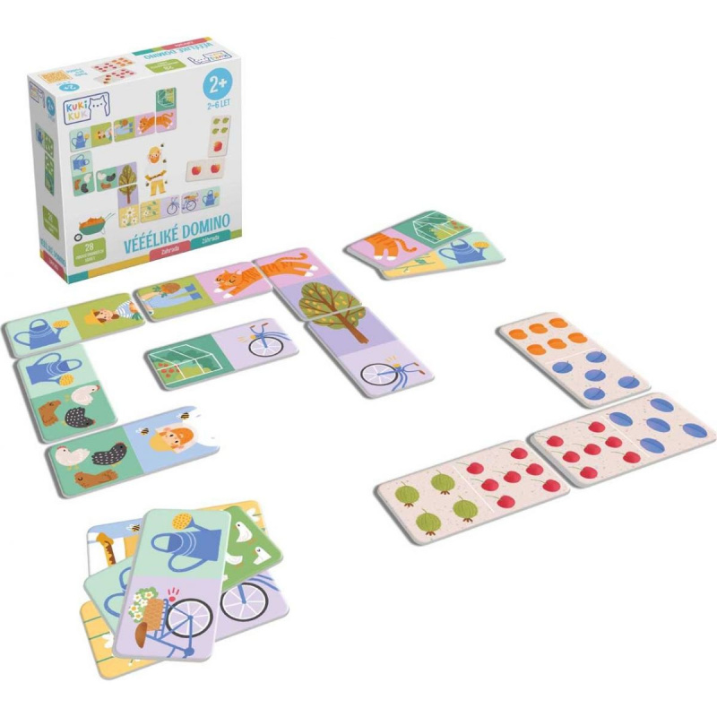 KukiKuk 80038 Véééliké domino Zahrada
