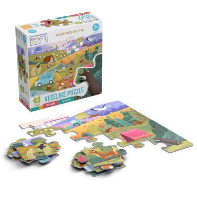 KukiKuk Véééliké Na výletě 24 dílků