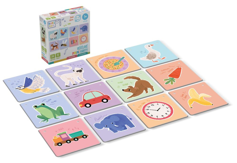 KukiKuk - Véééliké První karty Pro batolata