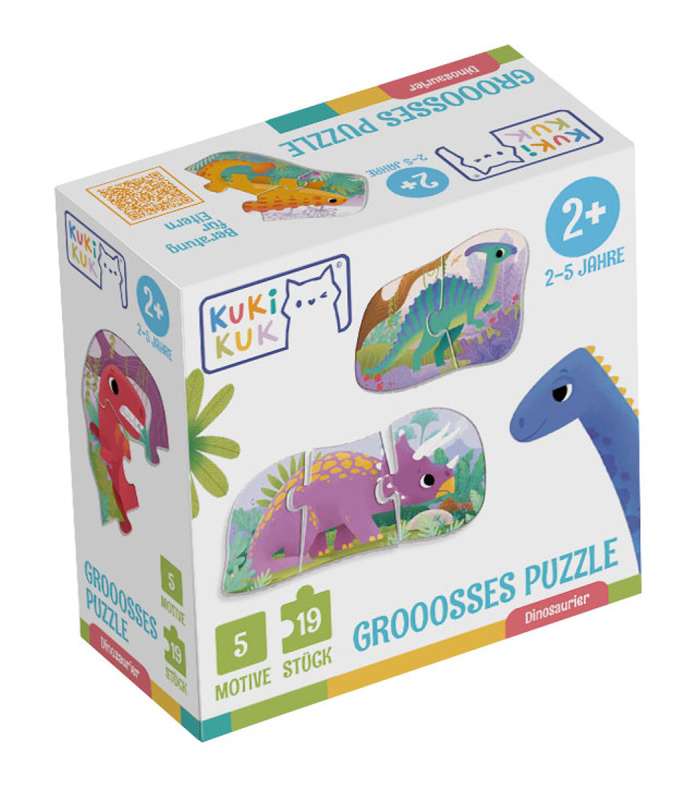 Grooosses Puzzle Dinosaurier - hra z kategorie Naučné puzzle