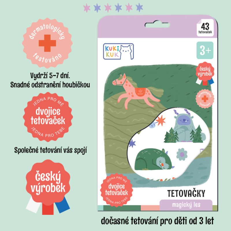 Tetovačky Magický les -  Autor Neuveden