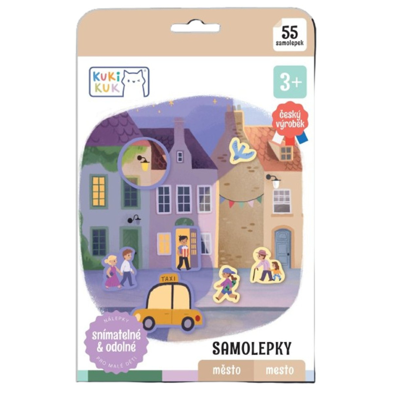 Samolepky město -  Autor Neuveden