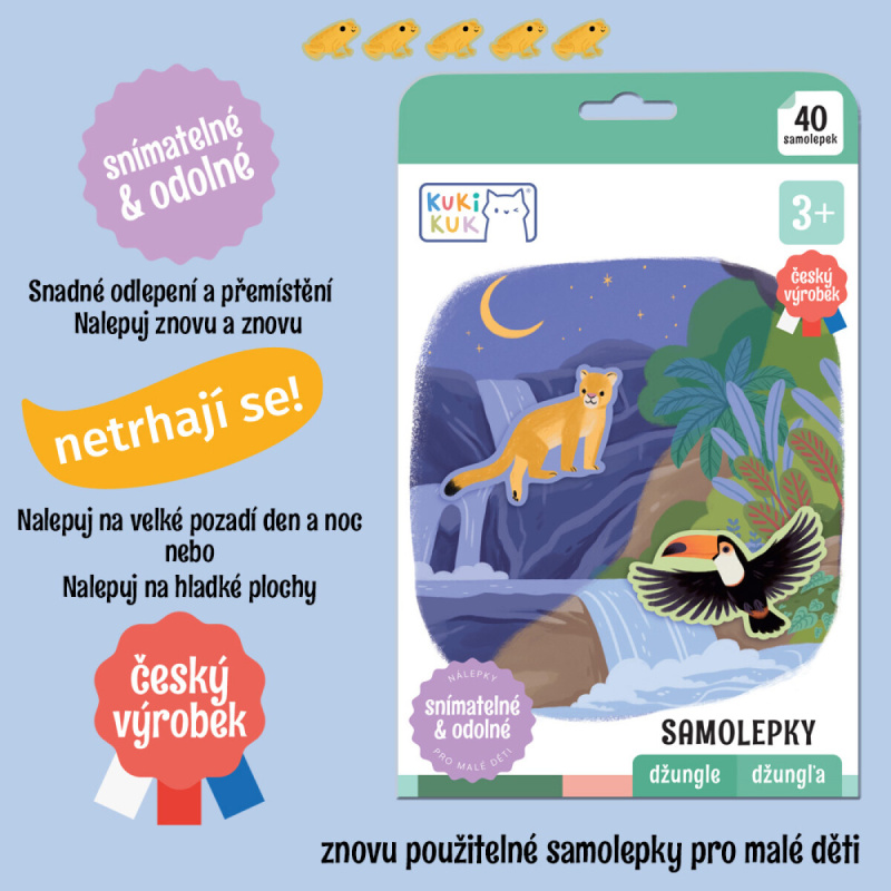 Samolepky džungle -  Autor Neuveden