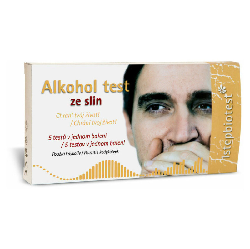 SalivaScreen 5x Alkohol test Saliva, ze slin