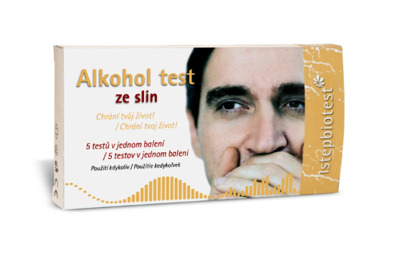 SalivaScreen 5x Alkohol test Saliva, ze slin