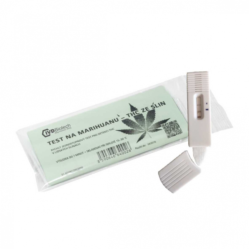 IVD Biotech 1x Drogový test na marihuanu - THC ze slin