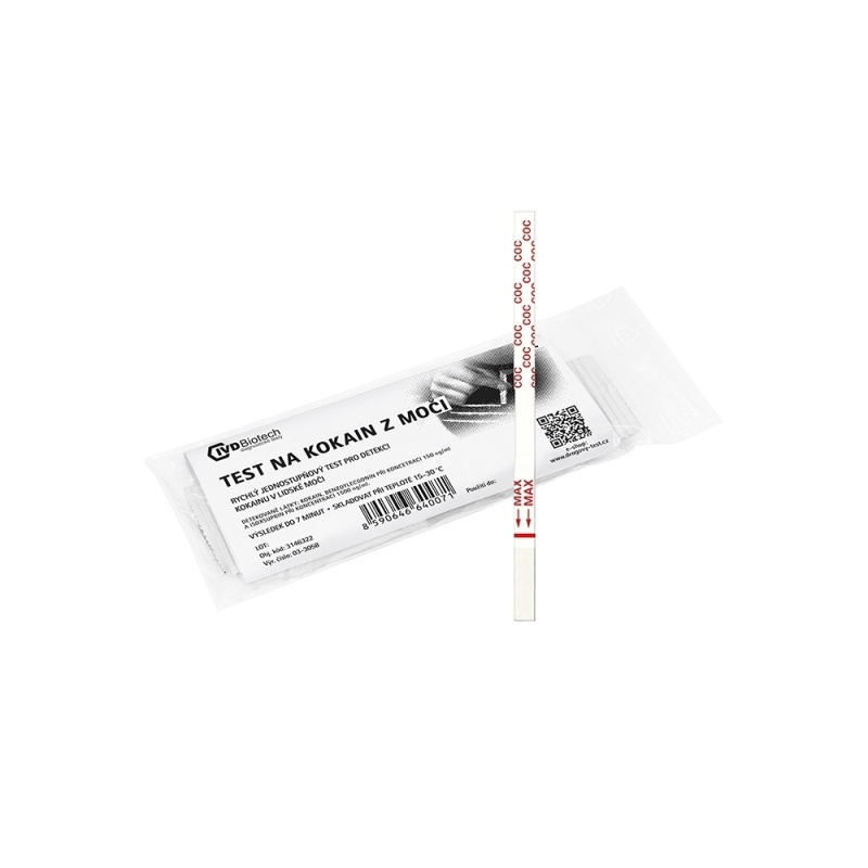 IVD Biotech 2x Drogový test na COC (Kokain) z moči, proužek