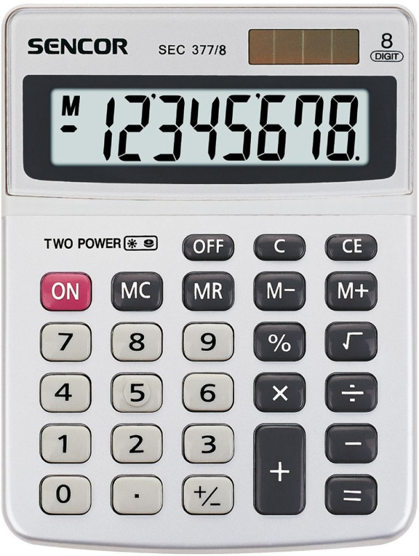Sencor SEC 377/8 Stolní kalkulačka