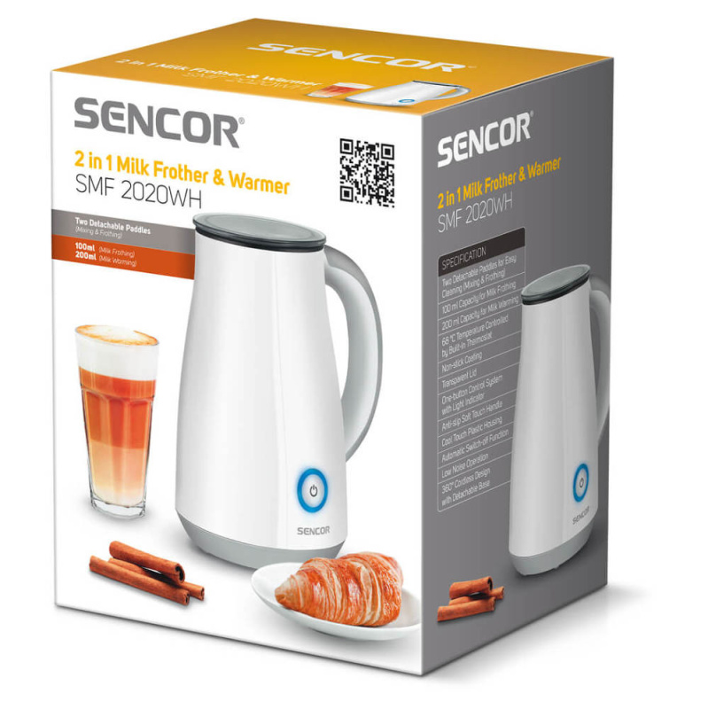 Sencor SMF 2020WH Napěňovač a ohřívač mléka