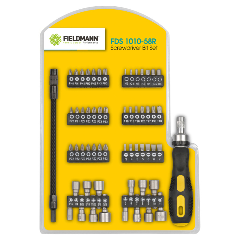Fieldmann FDS 1010-58R Sada bitů se šroubovákem