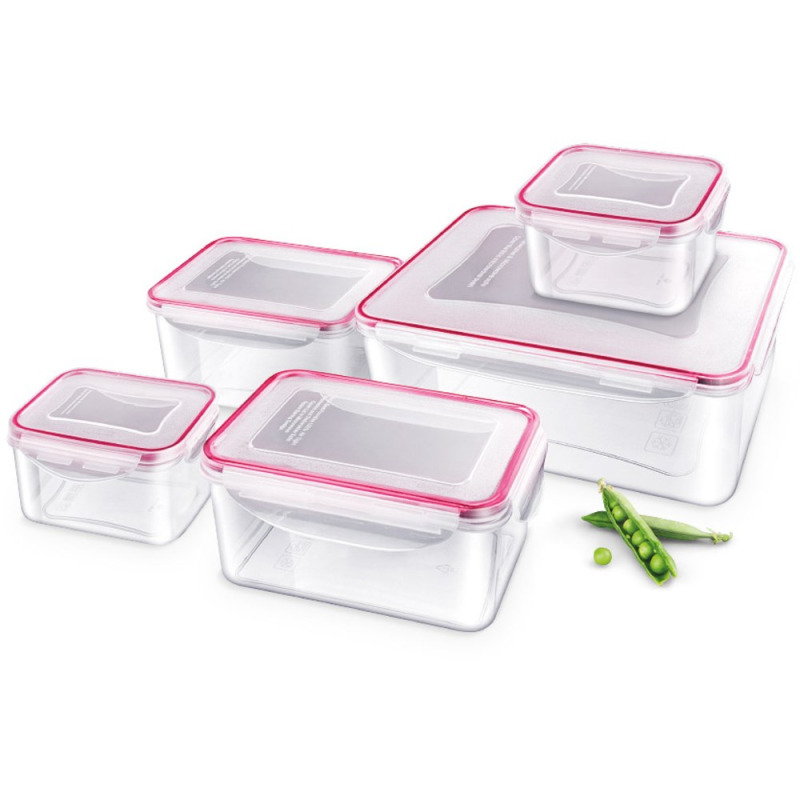 Set dóz, 30 X 23 X 12 cm, 5 ks, LAMART CLIP LT6001