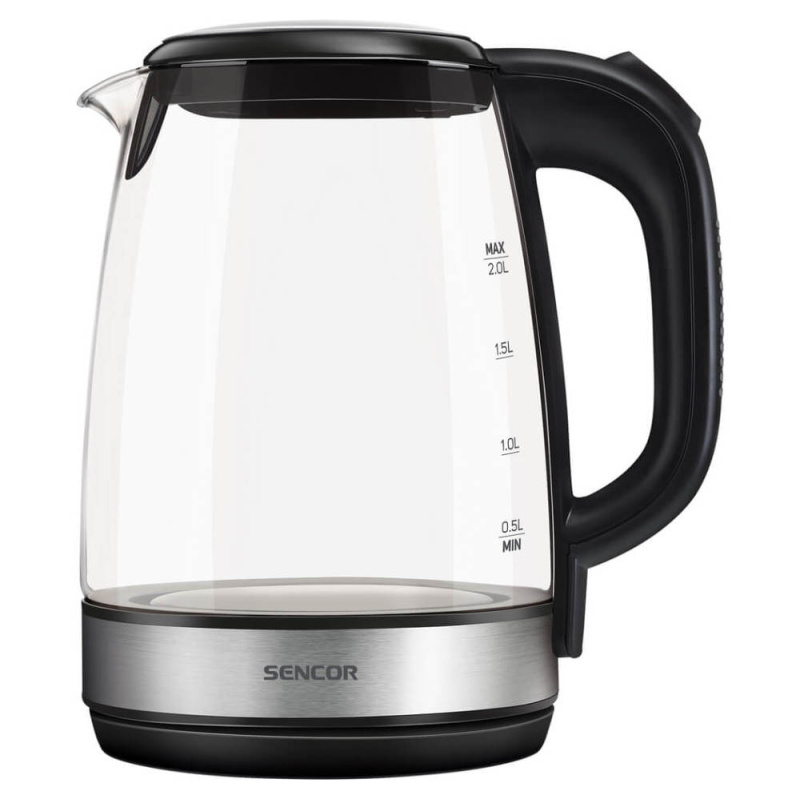 Sencor SWK 2080BK Skleněná rychlovarná konvice