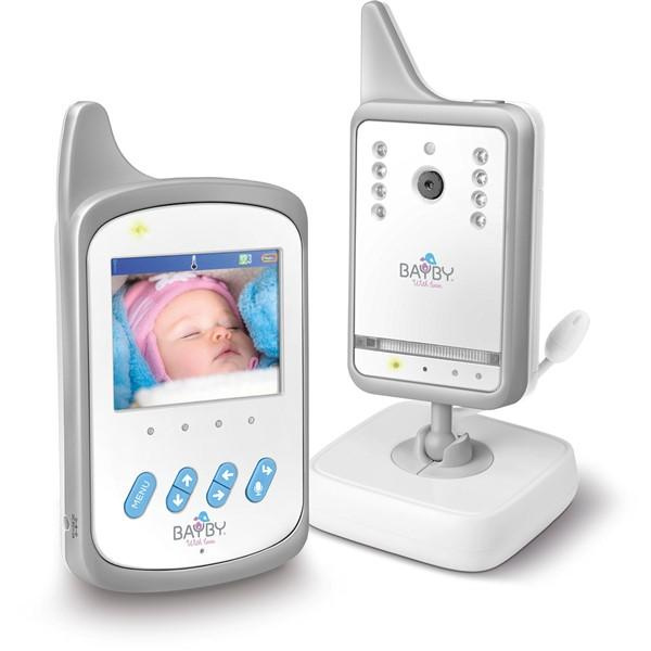 Digitální dětská chůvička BAYBY BBM 7020 / obousměrná komunikace / dosah 250 m / 8 ukolébavek / 2,4" (6,1 cm) LCD displej / bílá Varianta: ivi1