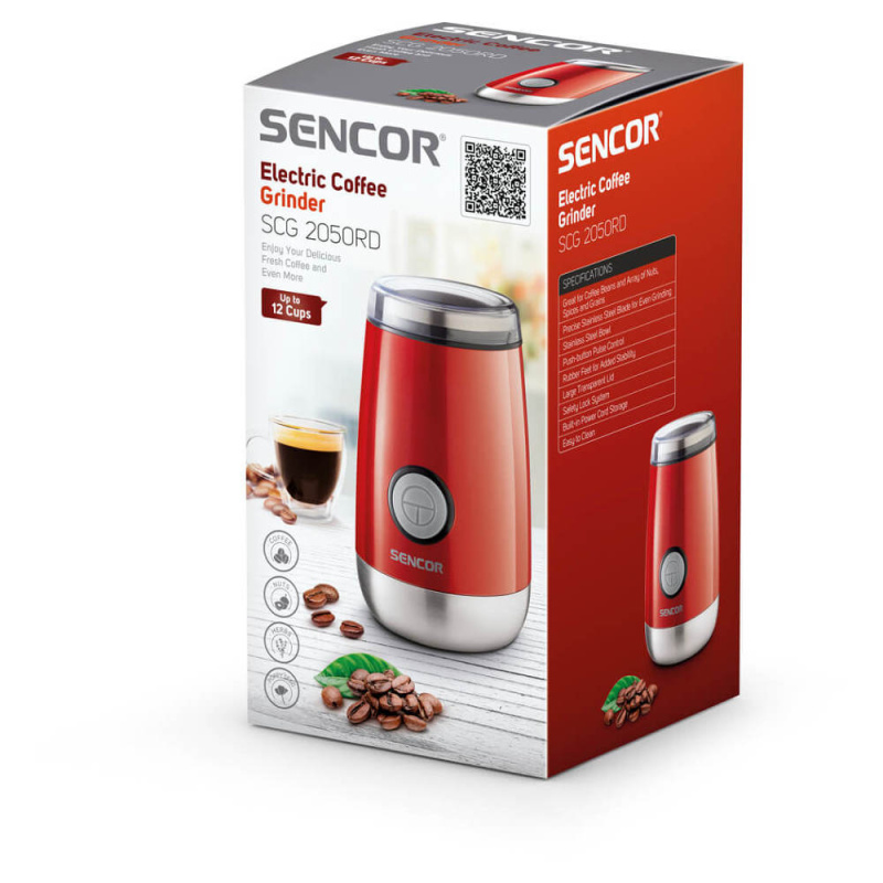 Sencor SCG 2050RD Elektrický mlýnek na kávu