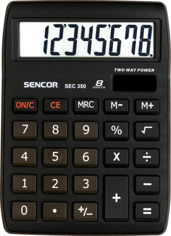 Stolní kalkulačka Sencor SEC 350 - 8místný displej