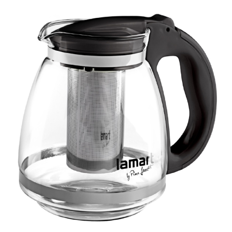 LAMART LT7027 Verre 1,5 l rychlovarná konvice černá