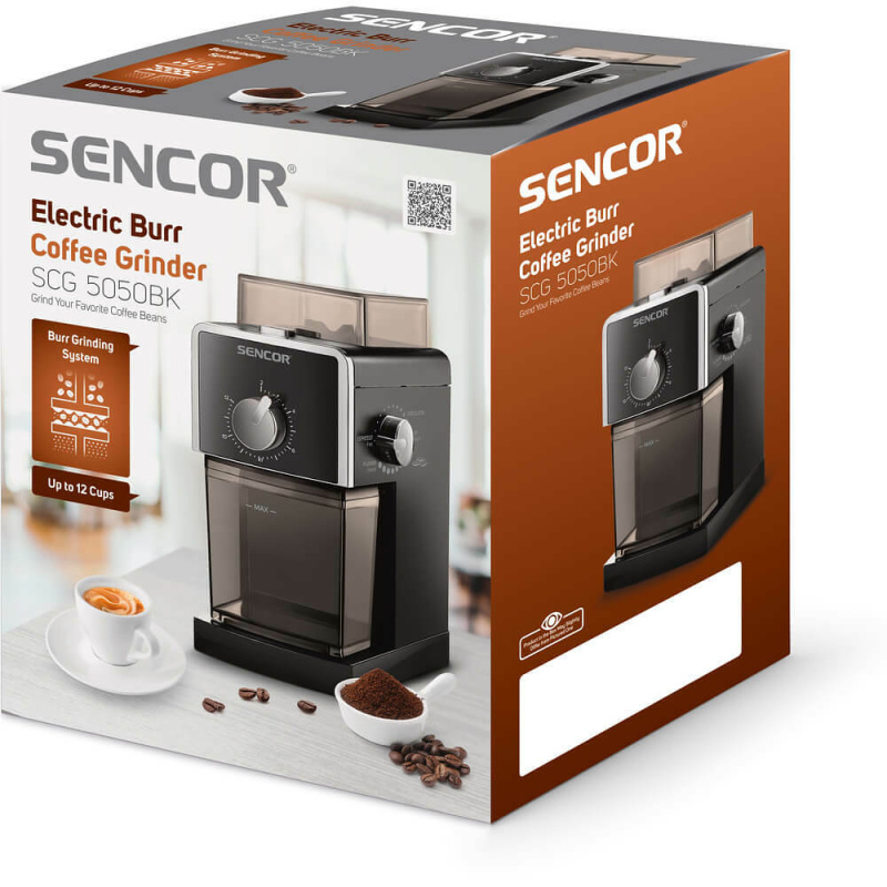 Sencor SCG 5050BK Elektrický mlýnek na kávu
