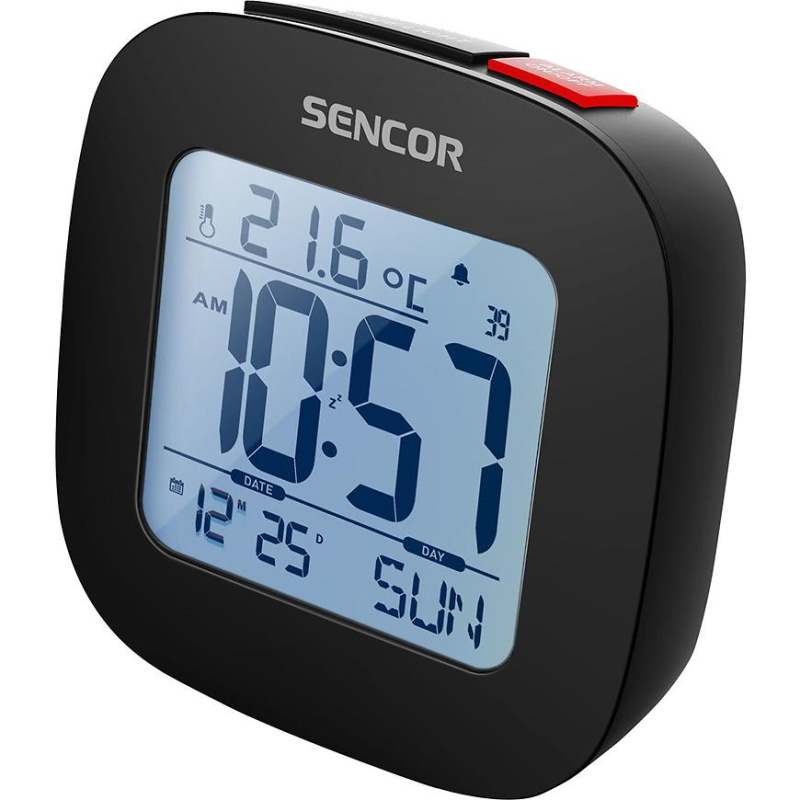 Sencor SDC 1200 B Budík s teploměrem
