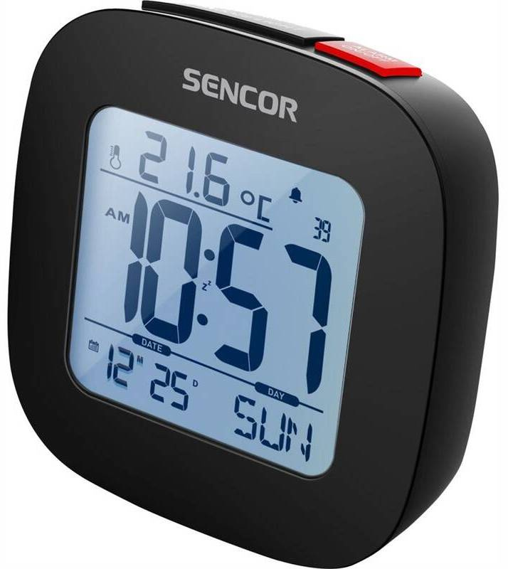 Sencor SDC 1200 B Budík s teploměrem