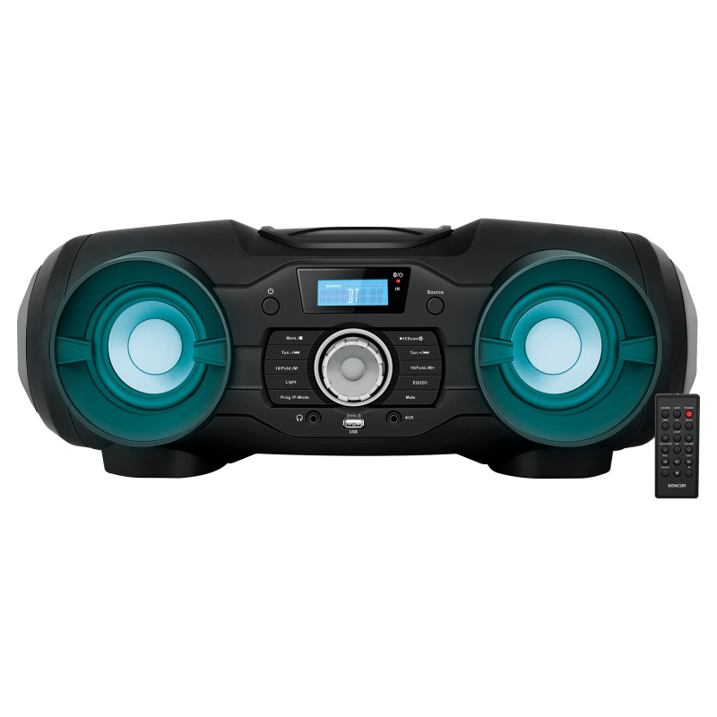 Sencor SPT 5800 Boombox s CD, BT, MP3, USB, AUX