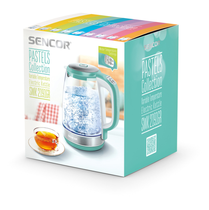 Sencor SWK 2191GR Chytrá rychlovarná konvice