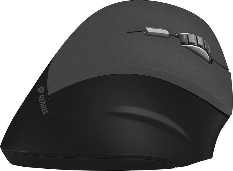 Myš YENKEE YMS 5020 WL ErgoGrip / až 1800 DPI / USB / max. dosah 10 m / černá Varianta: ivi1