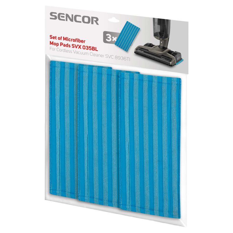 Sencor SVX 035BL Sada mopovacích polštářků