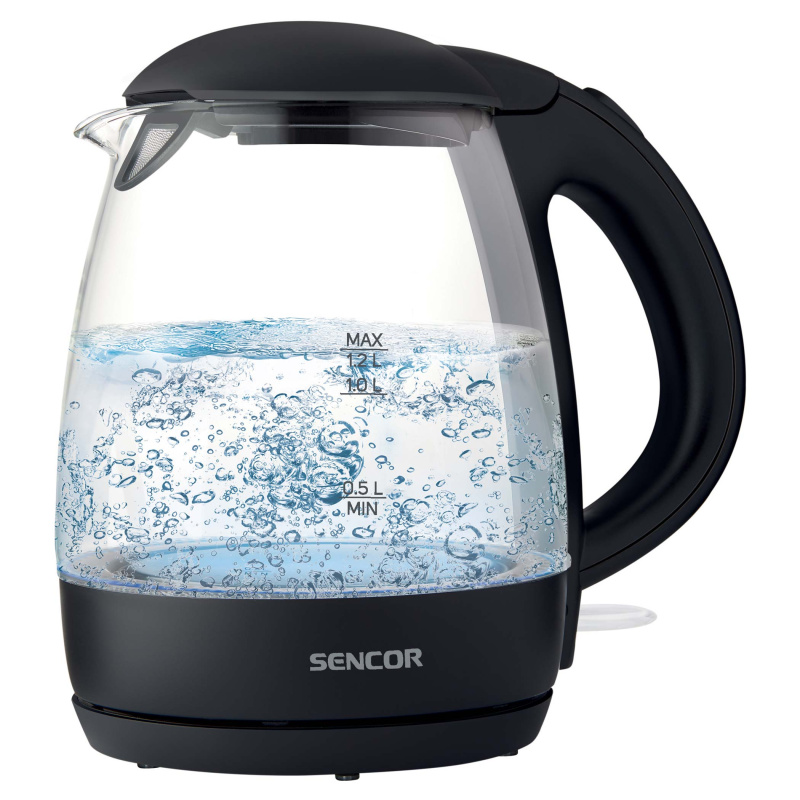 Sencor SWK 2300BK Skleněná rychlovarná konvice