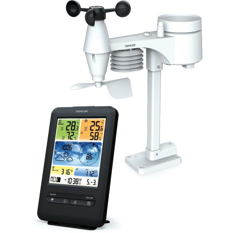 Sencor SWS 9898 WiFi WiFi profesionální meteorologická stanice